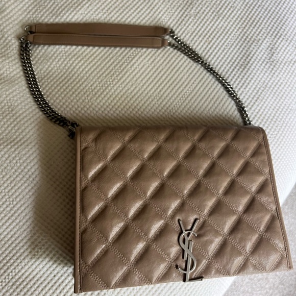 Saint laurent Becky quilted shoulder bag - Picture 8 of 9